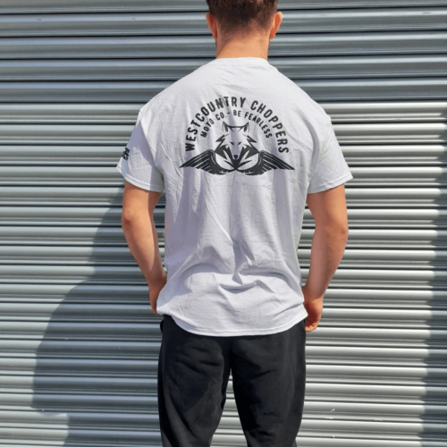 Westcountry Choppers - Unisex - Bikers - T-shirt in White - back