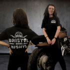 Official Bristol Biker Nights t-shirt. Heavyweight black biker tee designed for riders. Premium fit, durable cotton. Shop Westcountry Choppers.