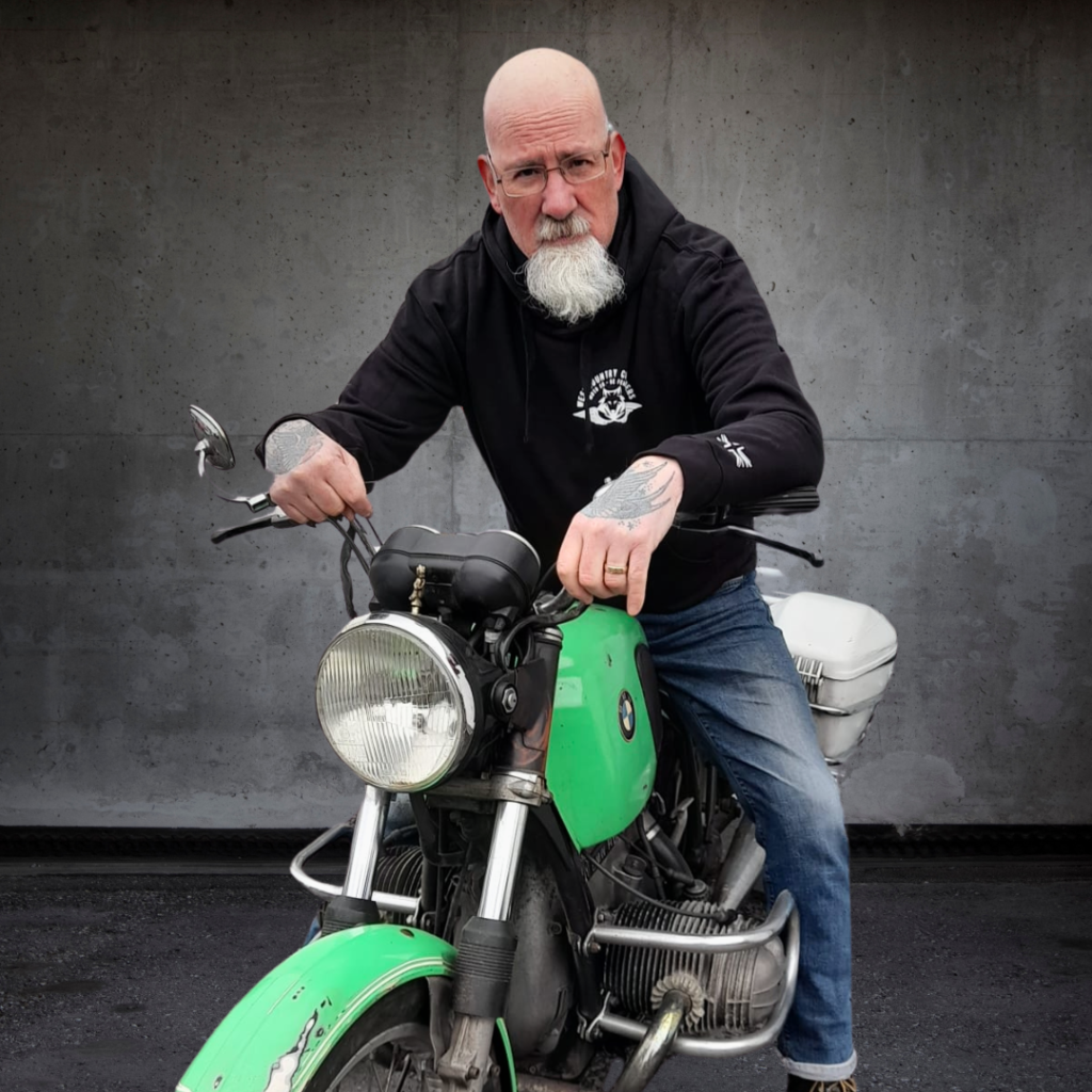 Shop Chopper Black Biker Hoodie