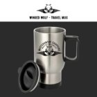 Winged Wolf Travel Mug