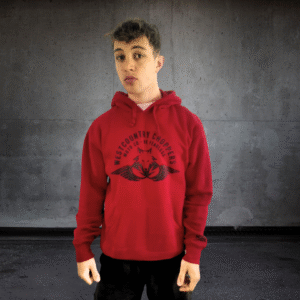 Turn heads in our best-selling Winged Wolf Hoodie—now in vibrant red. Crafted from premium cotton with a unisex fit, featuring the iconic winged wolf emblem and signature British heritage detailing.