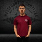 Ride bold in the Moto Biker Tee – Burgundy Edition. Premium heavyweight cotton, biker-inspired design, and a unisex fit made for comfort on the road. Shop biker t-shirts online now.